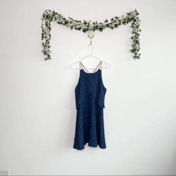 Free People Dresses & Skirts - *CLEARANCE* FREE PEOPLE Dark Blue Layered A-Line Dress